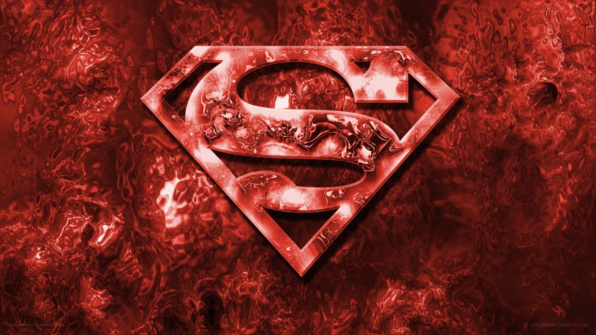 Superman logo in red