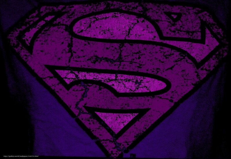 Superman Logo on Fabric