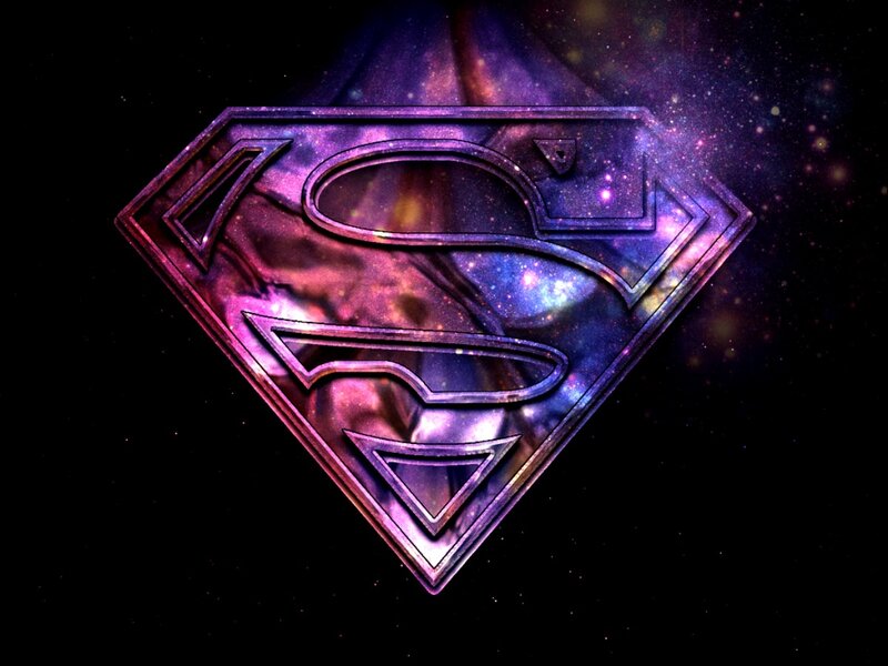 Superman Logo — Purple, Dramatic