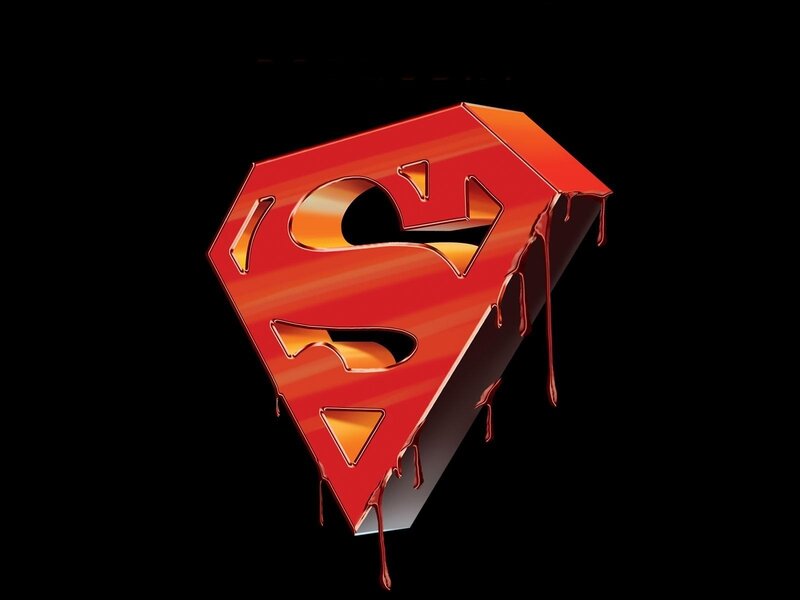 Superman Logo — Red, Dark