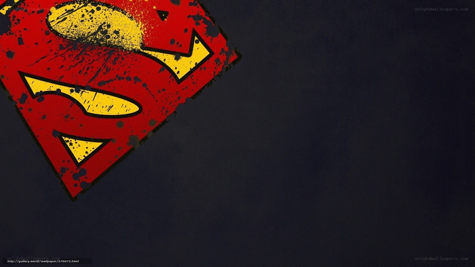 Superman logo wallpaper