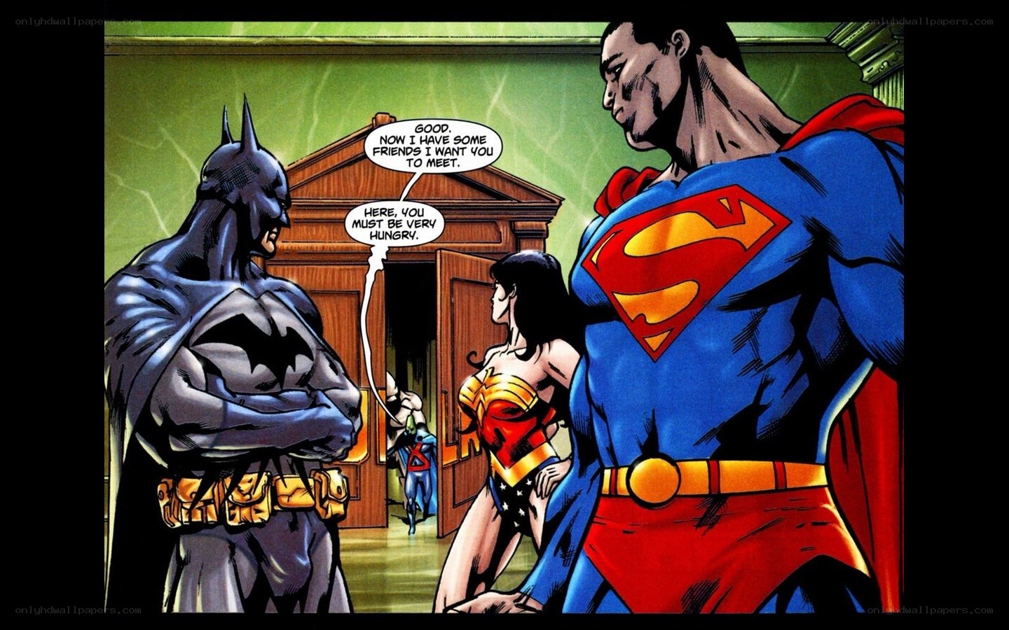 Superman meets Batman