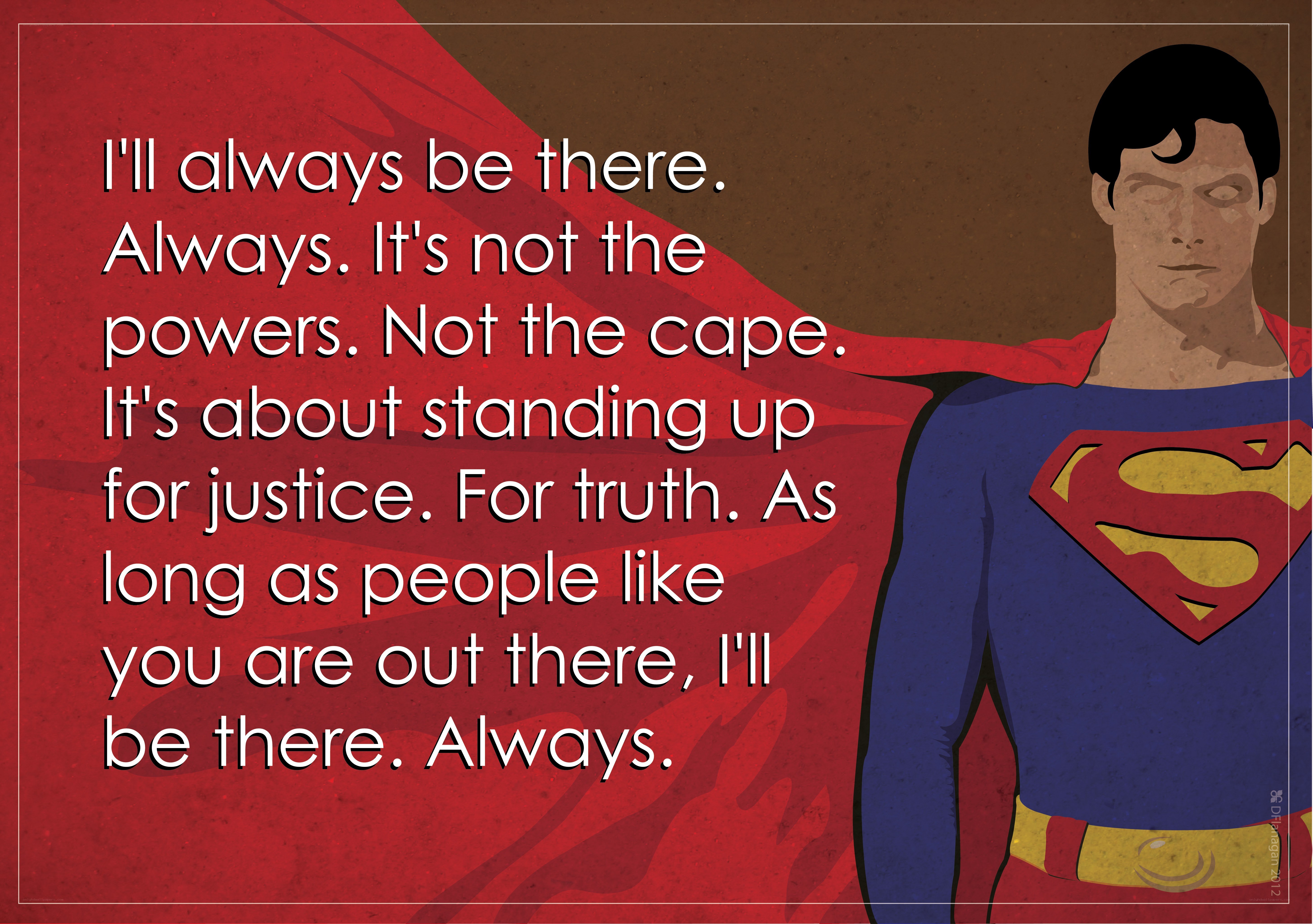 Superman quote on justice
