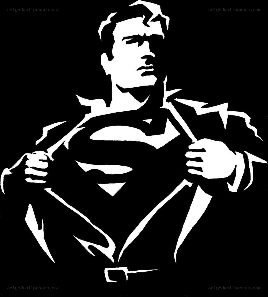 Superman revealing his suit