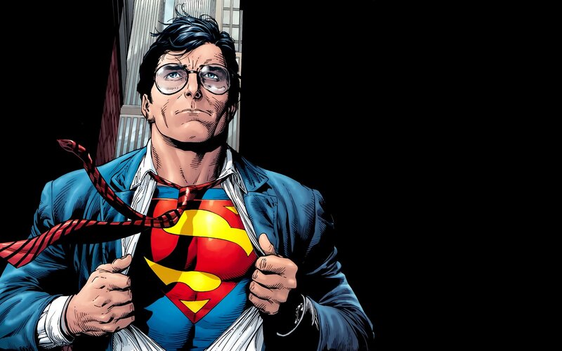 Superman Revealing Suit — Blue, Dramatic