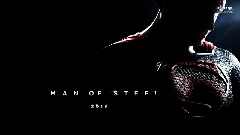 Superman Silhouette — Black, Dramatic, Photograph