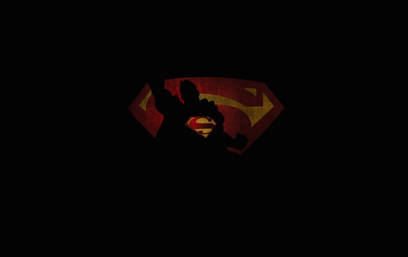 Superman silhouette logo
