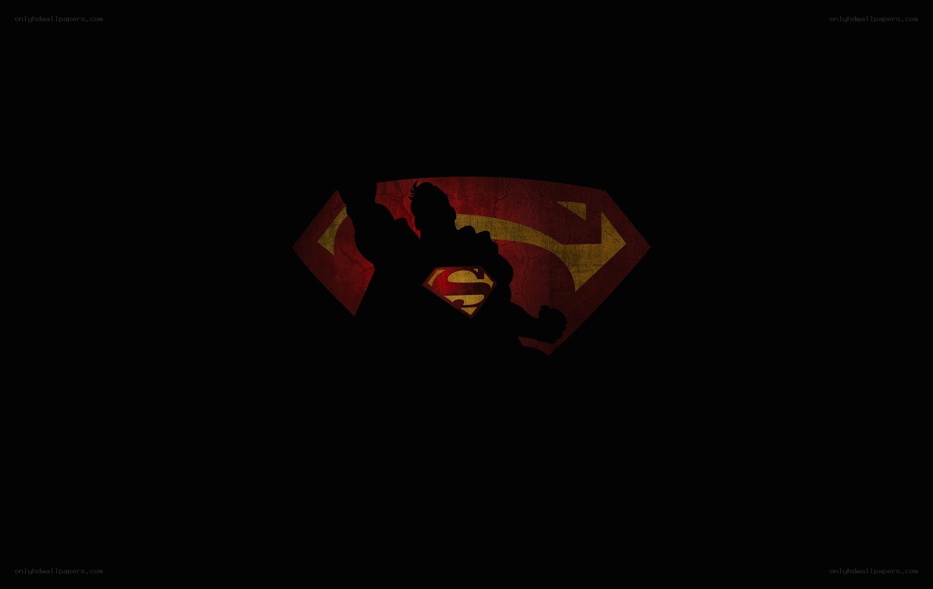 Superman silhouette logo