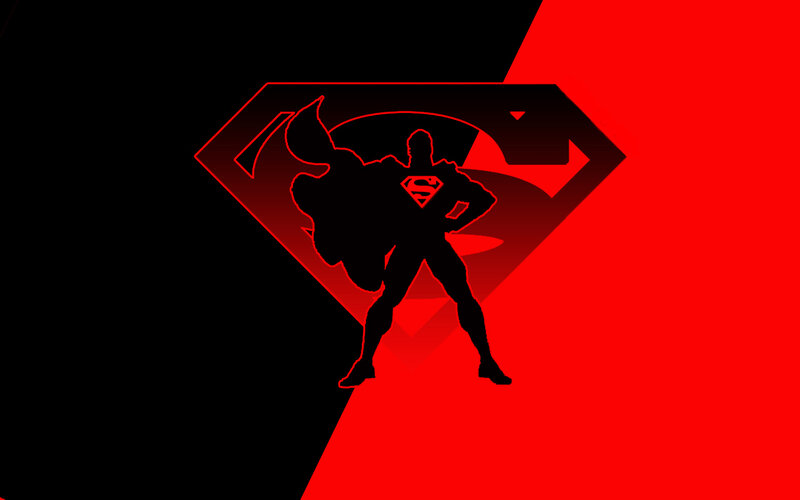 Superman silhouette logo