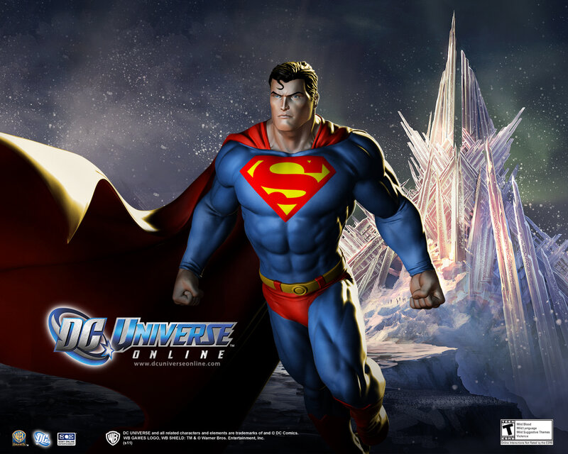 Superman Standing — Blue