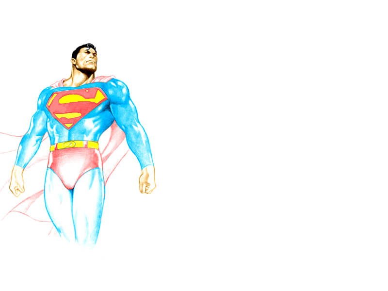 Superman standing hero