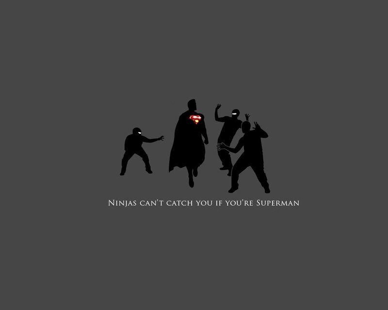 Superman vs ninjas