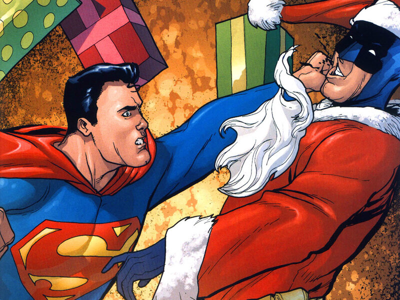 Superman vs Santa Claus