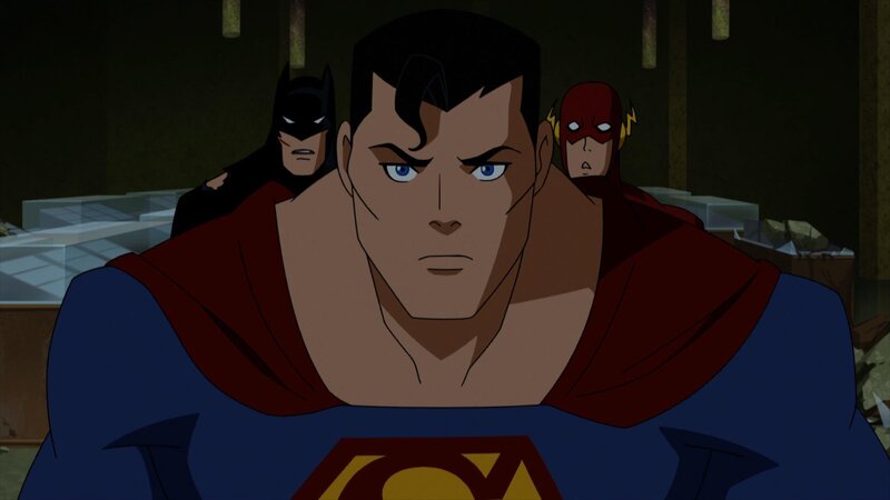 Superman with Batman and Flash