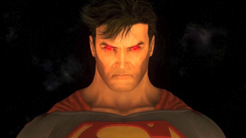 Superman with Red Eyes — Dramatic