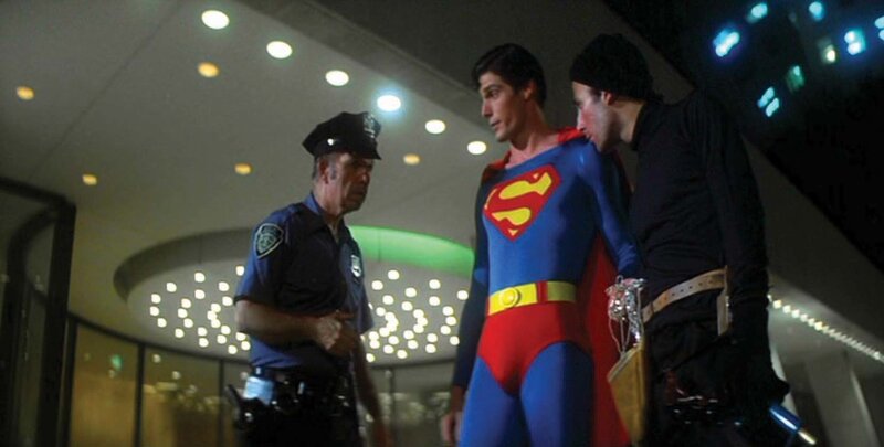 Superman with Two Men