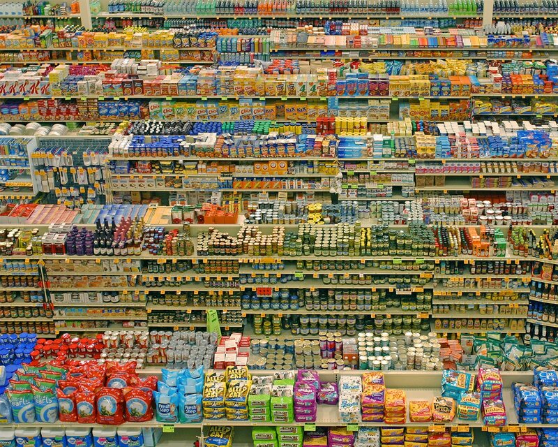 Supermarket Aisle Shelves