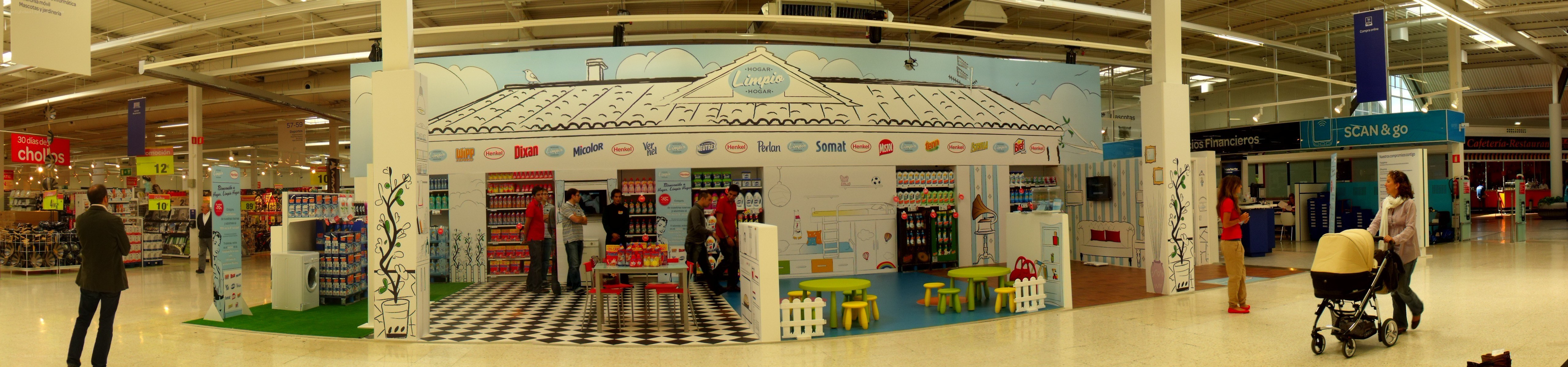 Supermarket promotional display
