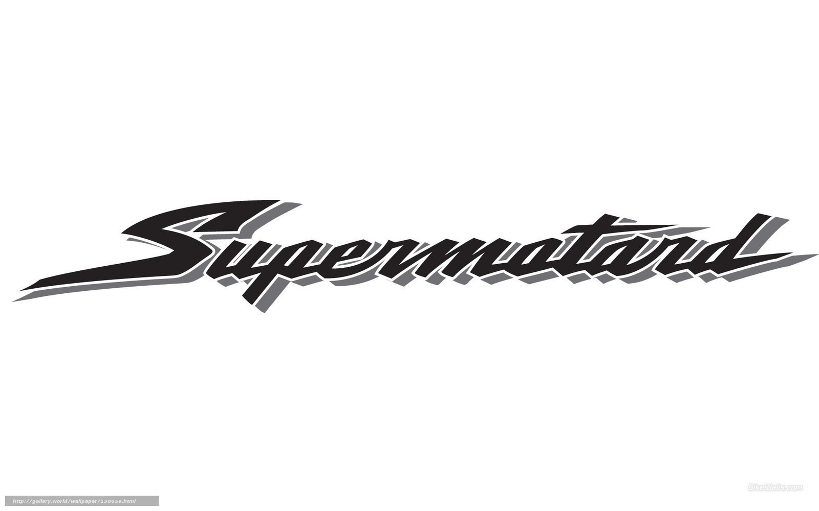 Supermotard logo design