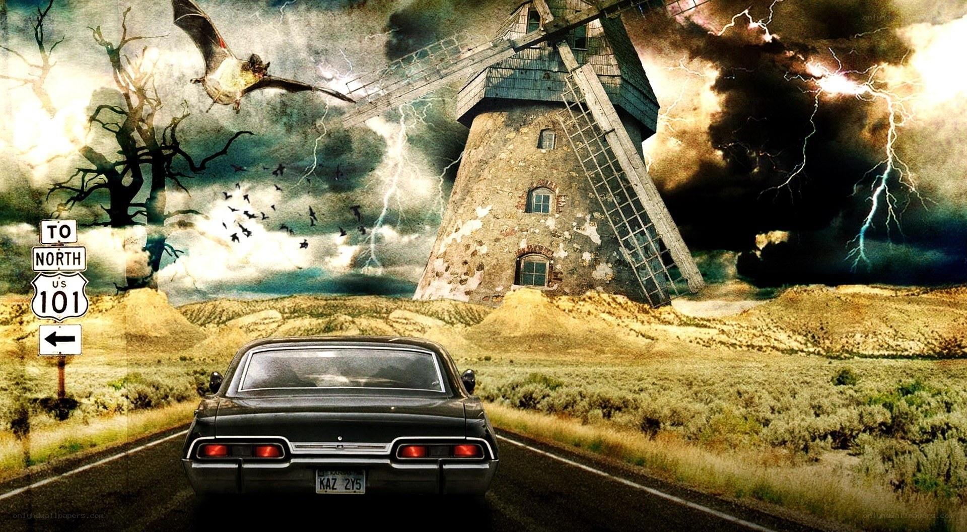 Supernatural car journey