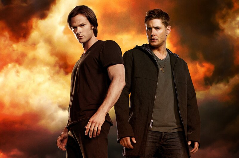 Supernatural characters in dramatic pose