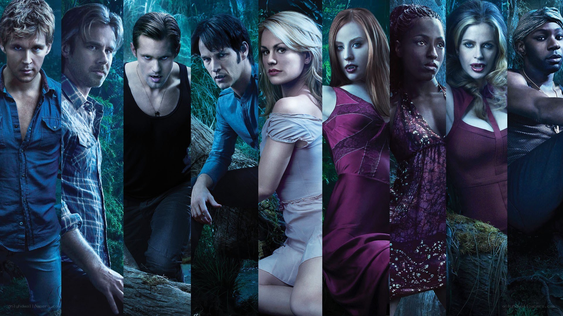 Supernatural characters in forest