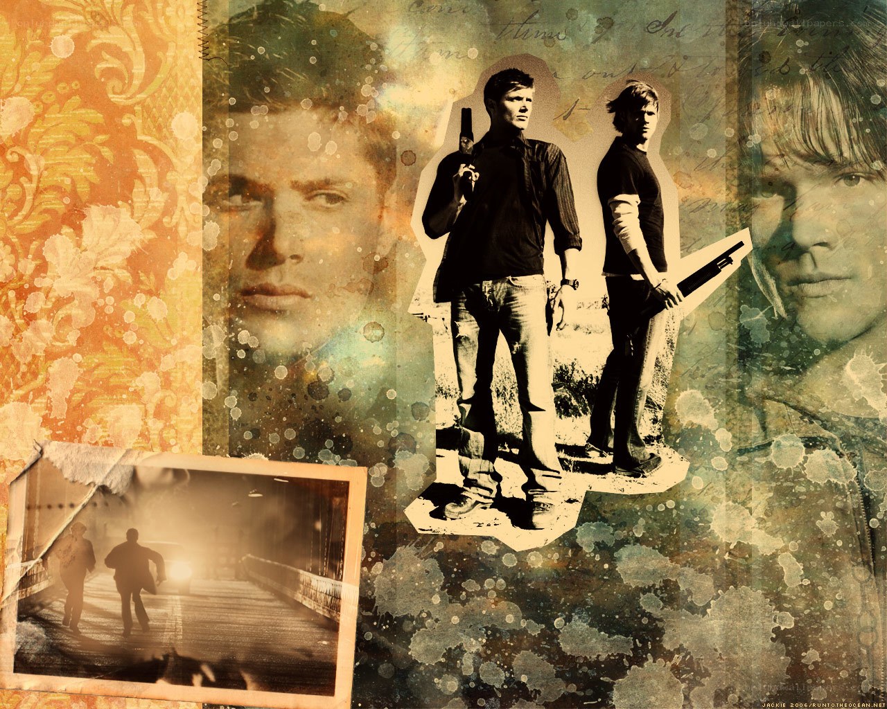 Supernatural collage artwork