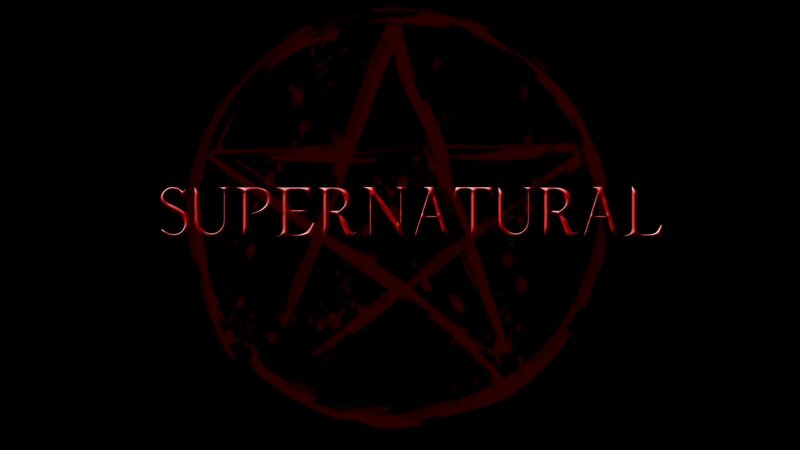 Supernatural Logo — Black, Dark, Ominous, Digital Art