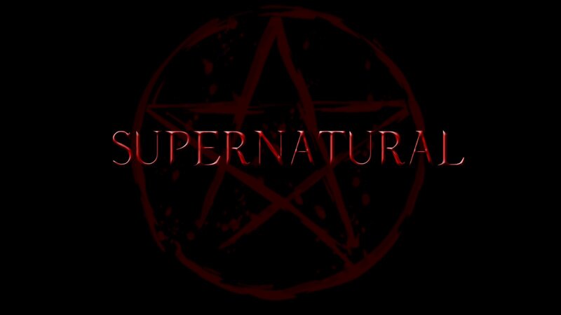 Supernatural Logo — Black, Dark, Ominous