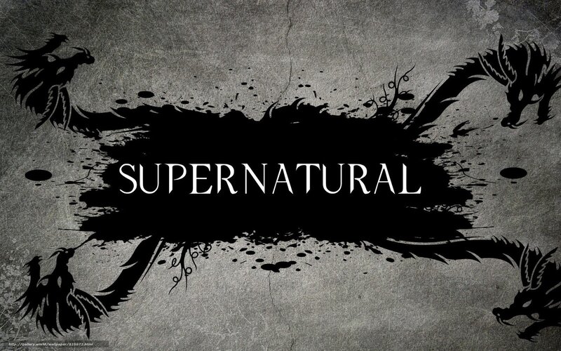 Supernatural logo wallpaper
