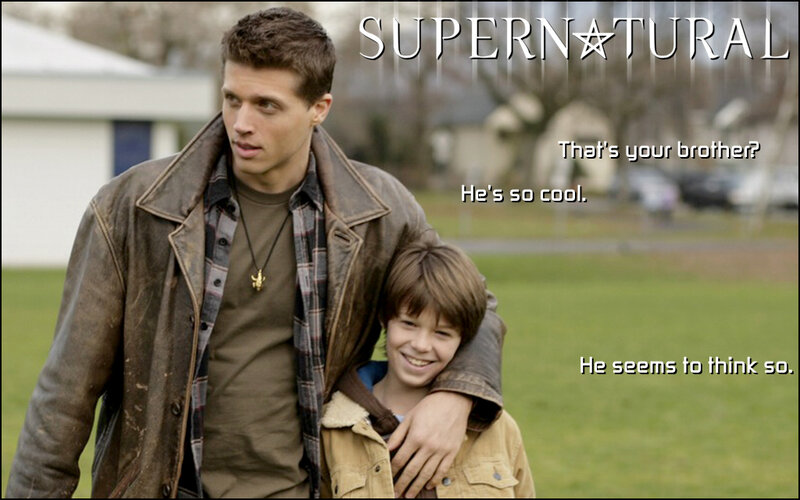 Supernatural meme with Dean and Sam
