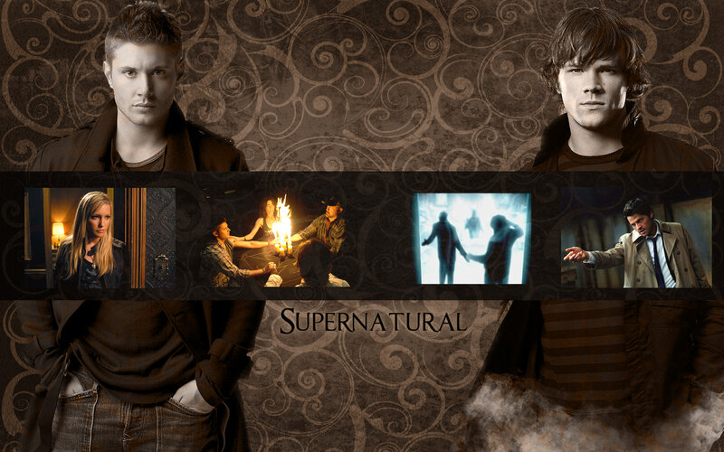 Supernatural TV show collage