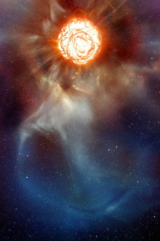 Supernova Explosion — Blue, Dramatic