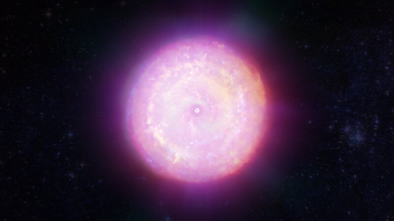 Supernova Explosion — Purple, Dramatic
