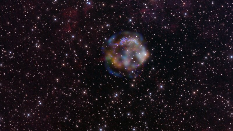 Supernova Remnant — Black, Cosmic, Night