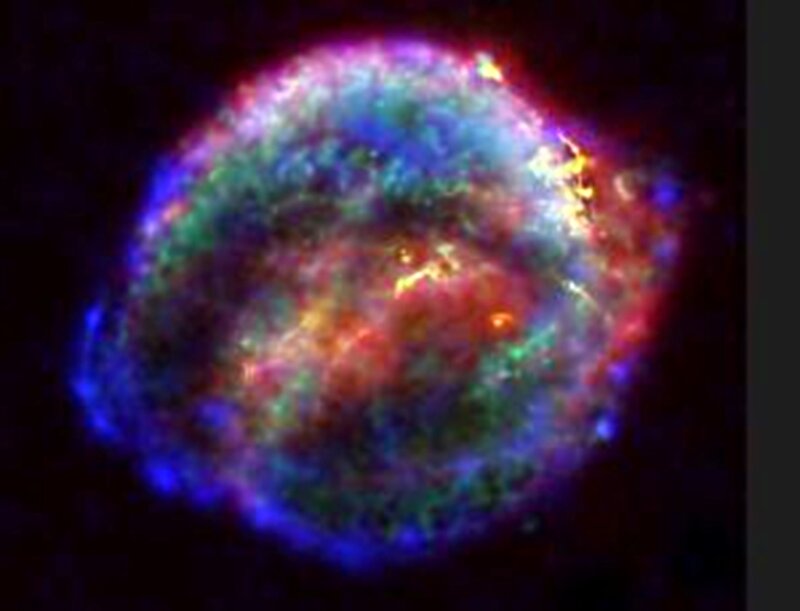Supernova Remnant — Blue, Cosmic, Photograph, Gas