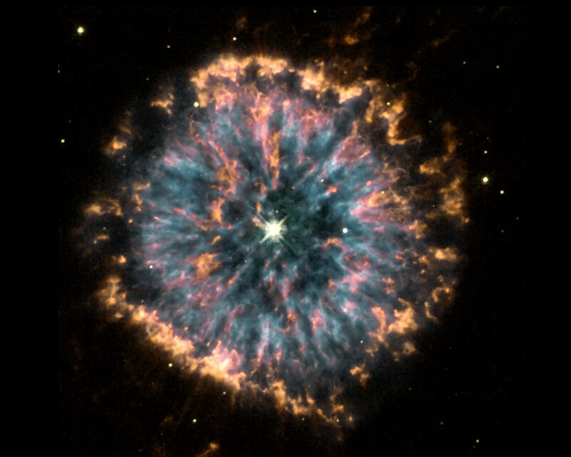 Supernova Remnant — Blue, Dramatic, Photograph, Star, Gas Cloud