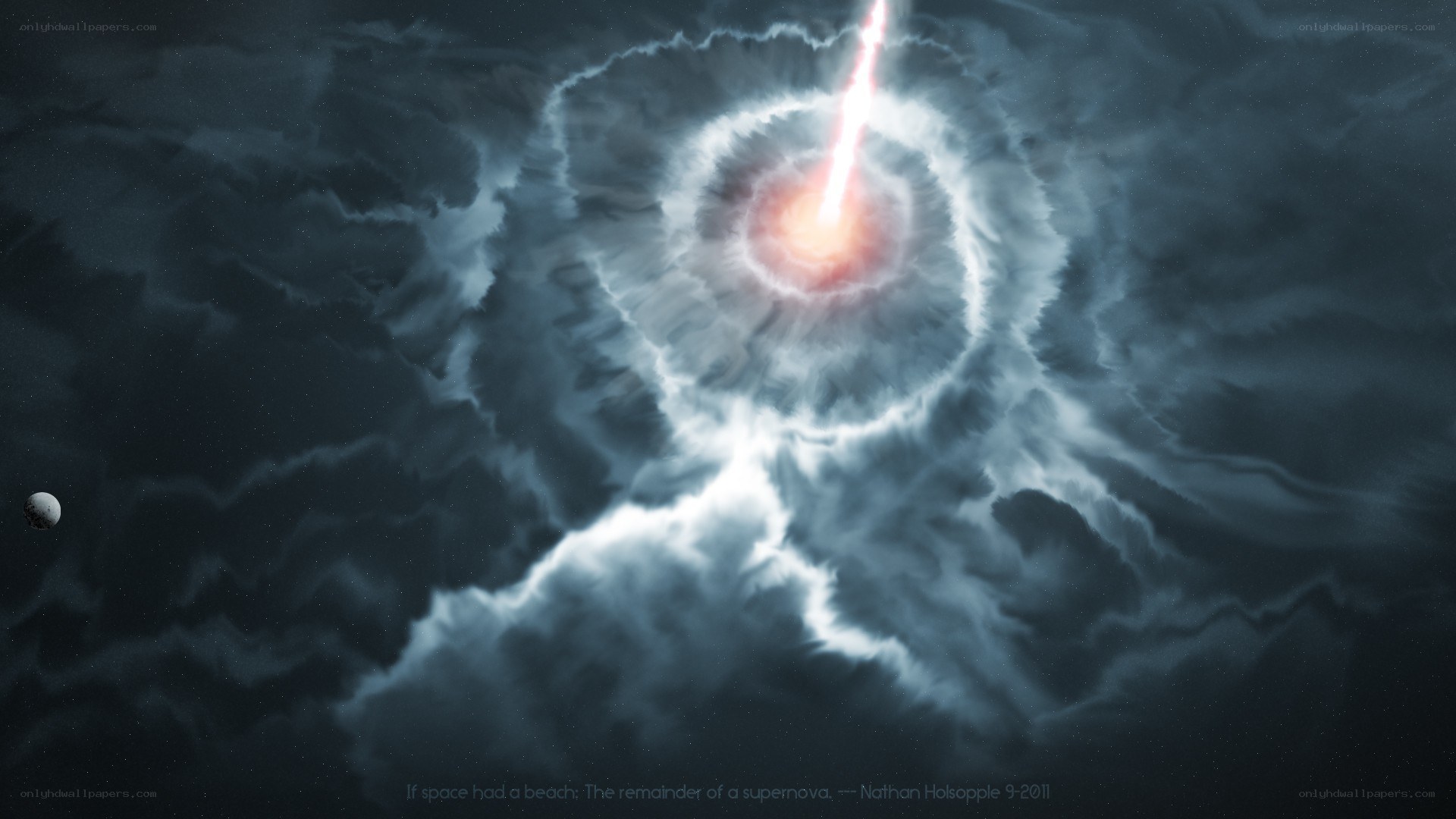 Supernova Remnant in Space