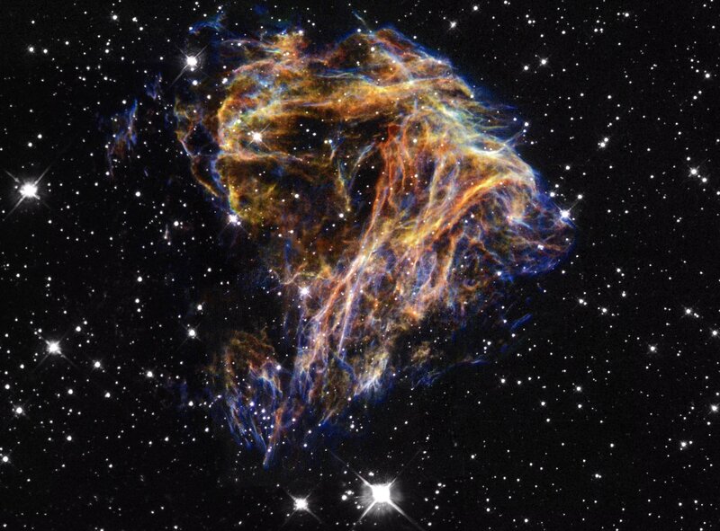 Supernova Remnant — Orange, Dramatic