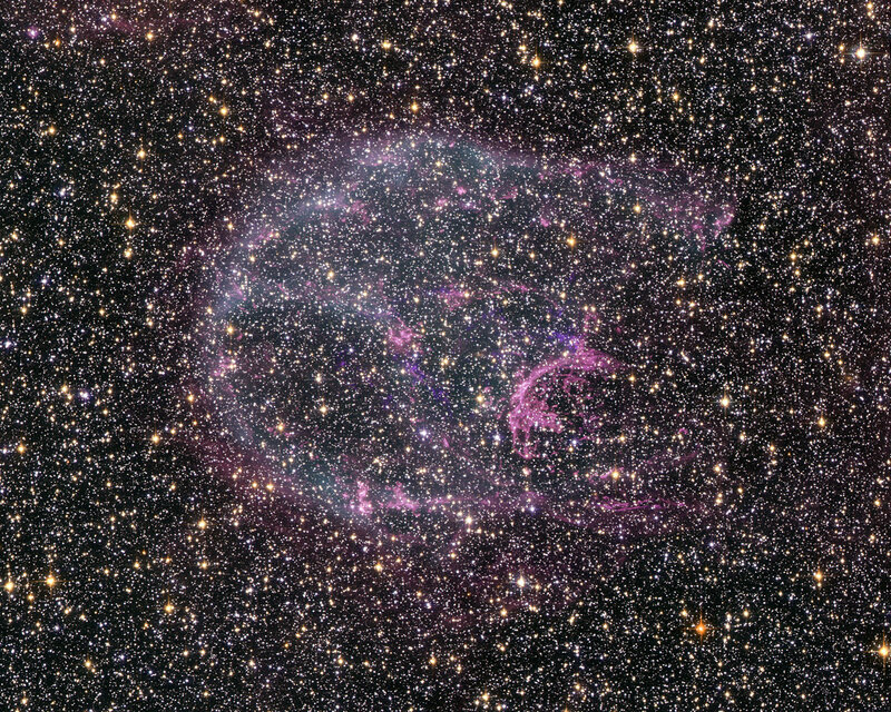 Supernova Remnant — Purple, Cosmic, Night