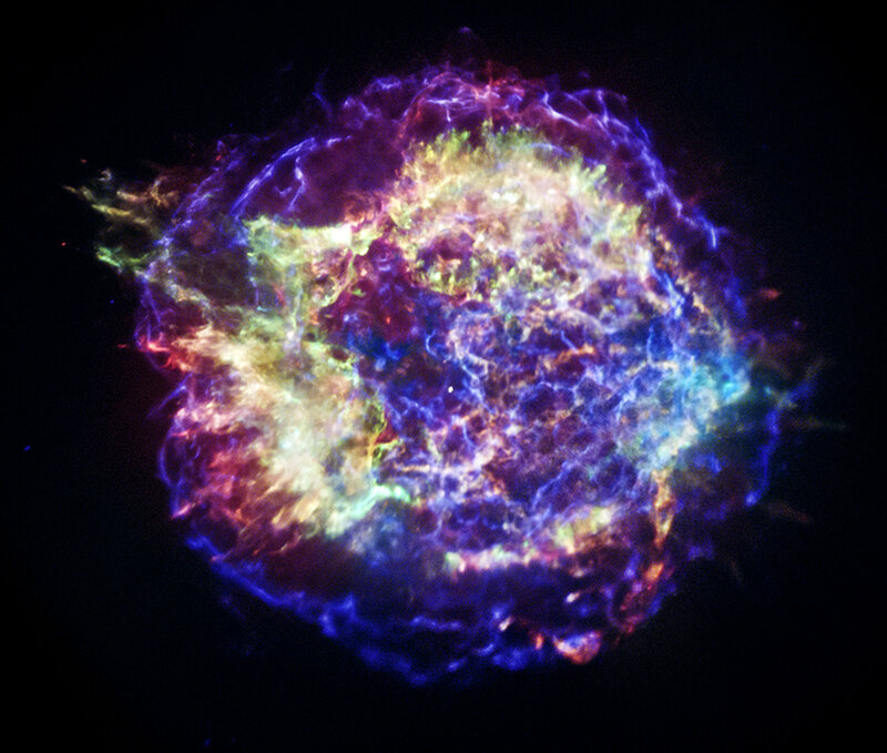 Supernova Remnant — Purple, Cosmic