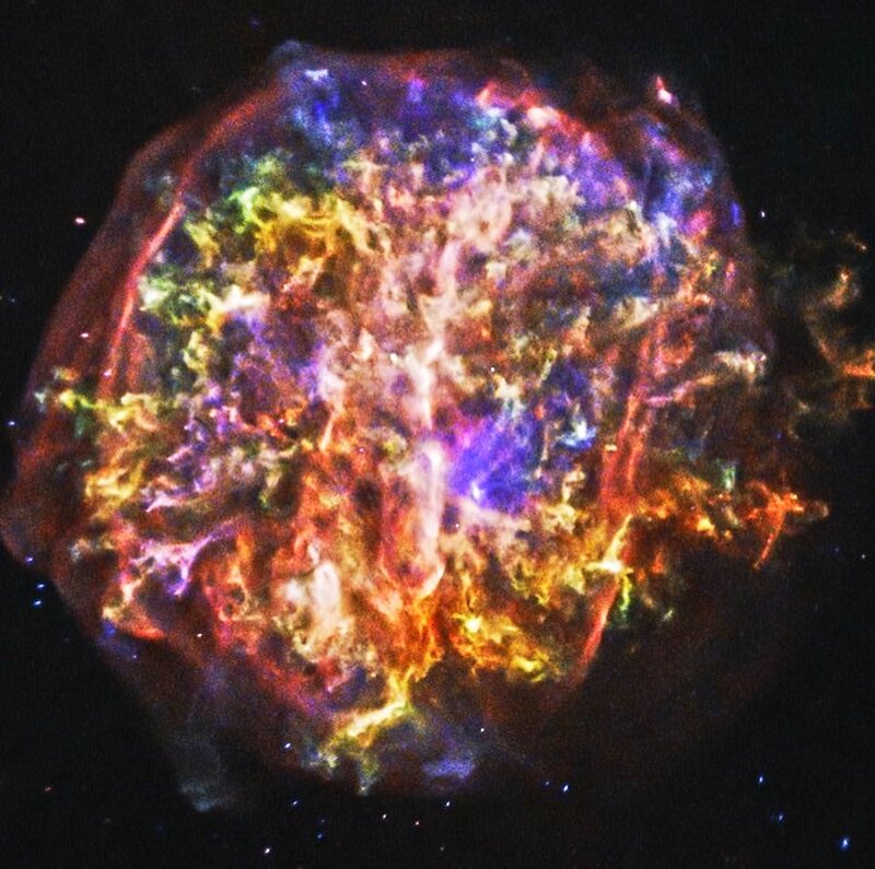 Supernova Remnant — Purple, Dramatic