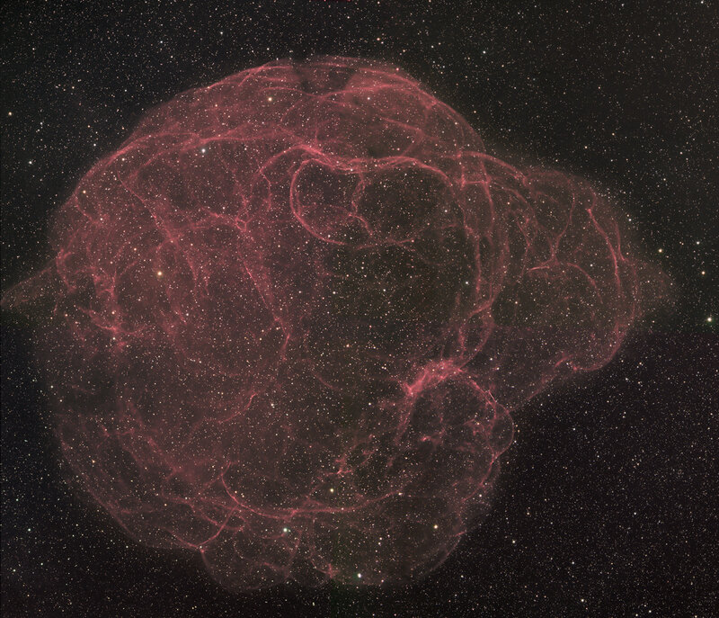 Supernova Remnant — Red