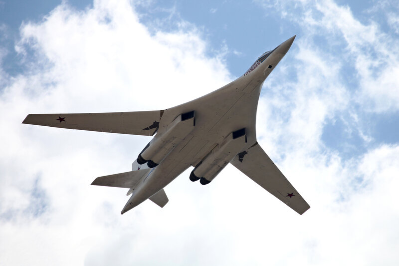Supersonic Bomber Aircraft — White