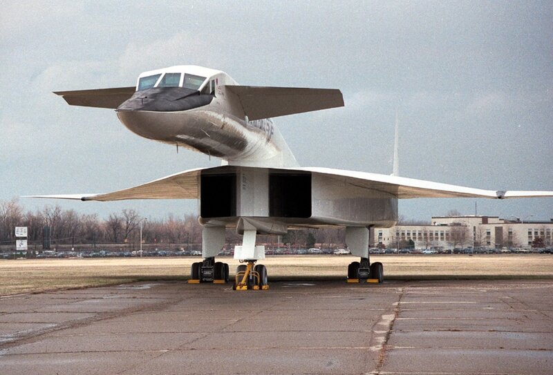 Supersonic Jet on Tarmac
