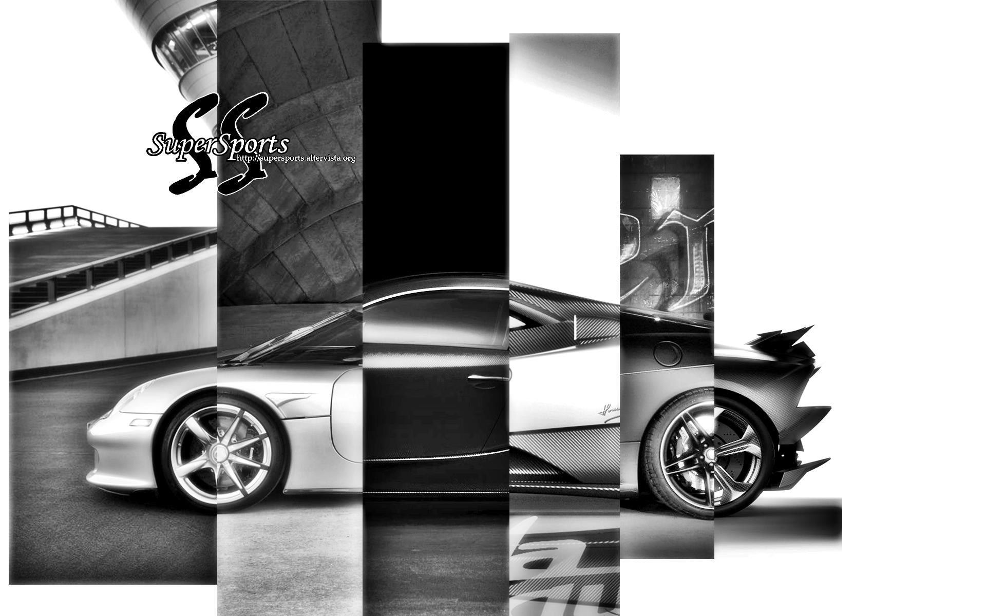 SuperSports car collage