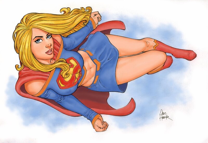 Superwoman Flying