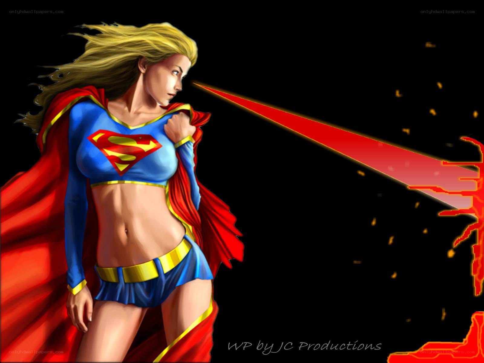 Superwoman in action