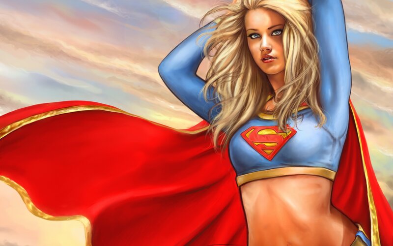 Superwoman in Costume — Red