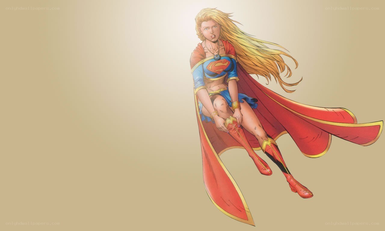 Superwoman in flight